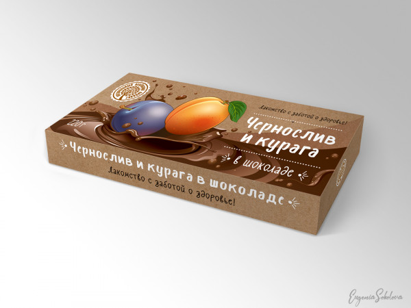№2 Чернослив и курага в шоколаде, 220г в Жуковском
