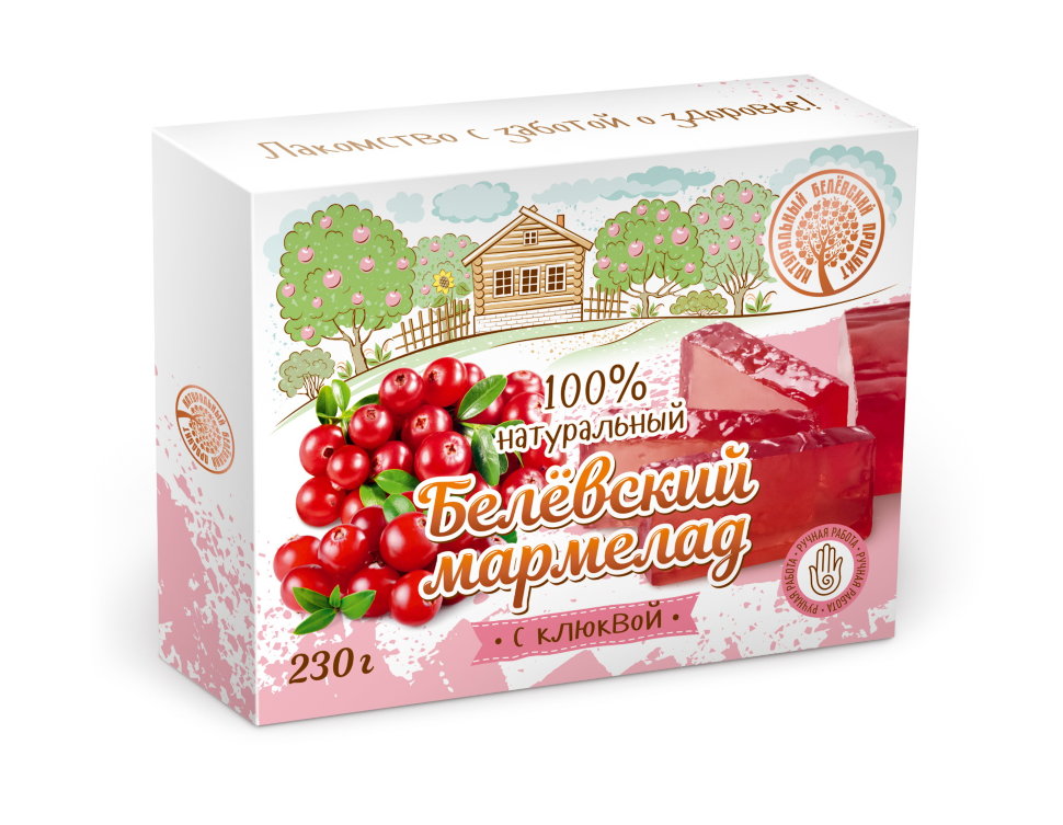  Мармелад белевский "Клюква" 230г в Жуковском